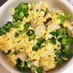 mブロッコリーと卵の中華マヨ炒め