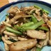 簡単炒めるだけ！小松菜とキノコのナムル風