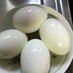 水から作るトロトロ半熟卵