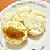 朝食に♪米粉と豆腐のモチモチパン♡