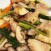 日野菜と鶏肉の味覇(ウェィパー)炒め