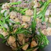豆腐と豚ひき肉のねぎニラ味噌炒め
