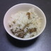 カリカリ鶏皮と舞茸の混ぜご飯