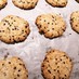簡単♫胡麻とオートミールの米粉クッキー