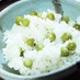 うすいえんどう(グリーンピース)の豆ご飯