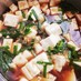 麺つゆでお手軽、ニラ豆腐の生姜醤油煮