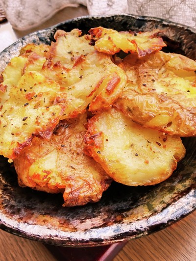 自家製スマッシュポテトのレシピ