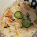 シロさんの鮭と卵と胡瓜で作るちらし寿司