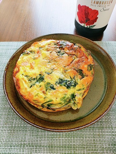 カブとほうれん草のフリッタータ レシピ