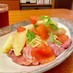 夏季限定☆桃と生ハムとトマトの冷製パスタ
