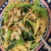 小松菜と納豆のパスタ