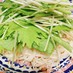 ツナと水菜の素麺