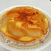 梨のカラメルフライパンケーキ