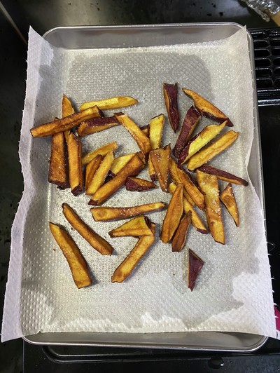 カブとサツマイモのフライドポテトのレシピ