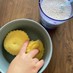 お米のパンケーキde簡単蒸しパン(離乳食