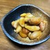 茹でピーナッツの味噌ニンニク炒め