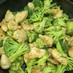 ブロッコリーと鶏胸肉のカレーマヨ炒め❤