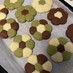 押し花クッキーの作り方（野菜パウダー）