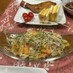 華やか✨生ハム・柿・スプラウトのサラダ