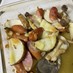 長芋とソーセージの柚子胡椒オーブン焼き