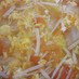 栄養満点！卵とトマトと白菜のスープ