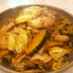 ズッキーニとパプリカの野菜炒め：サブジ