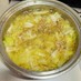 キャベツと豚挽肉のねぎごまスープ