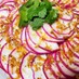 赤かぶのカルパッチョ風サラダ