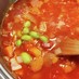 豆のミネストローネ♪簡単トマト缶水煮大豆