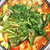 鍋の素なしのキムチ鍋☆〆はチーズ入り雑炊