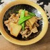 小松菜と豚肉とたけのこの和風炒め