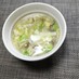 きのこと生姜のかき玉スープ