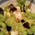 レタスと豆腐の焼き海苔たっぷりサラダ