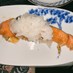 m蒸し秋鮭(生鮭)と白菜のポン酢がけ