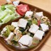 青梗菜と豆腐とかにかまのうま煮