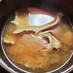 蕪と舞茸の味噌汁
