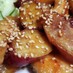 テリ旨♡鶏胸肉&サツマイモのスタミナ炒め