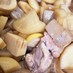 鶏肉こんにゃく大根タケノコの簡単な煮物