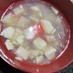 豆腐とカニかまの具だくさん中華スープ