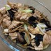 鶏の蒸物（鶏、椎茸と金針菜、木耳）