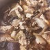 鶏むね肉と椎茸と小松菜のおかか梅煮込み