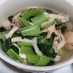 小松菜と海老のうま塩炒め