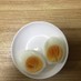 2分45秒 レンチン  半熟  ゆで卵