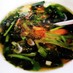 簡単！椎茸とほうれん草の中華スープ
