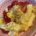 トマトと豆腐と卵の中華風チーズ炒め
