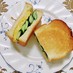 【楽めし】胡瓜と醤油たまごのサンドイッチ