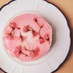 桜のレアチーズケーキ