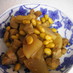 鶏肉と大豆のカレー炒め