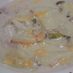 白菜とたまねぎの豆乳スープ