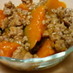 豚挽肉とかぼちゃの生姜あんかけ煮物